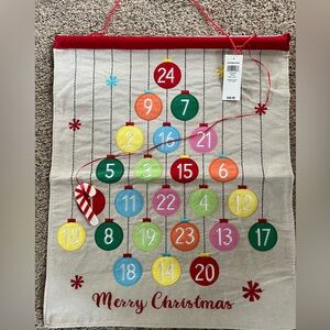 NWT Holiday Lane Christmas Cheer Ornament Advent Calendar, msrp $40